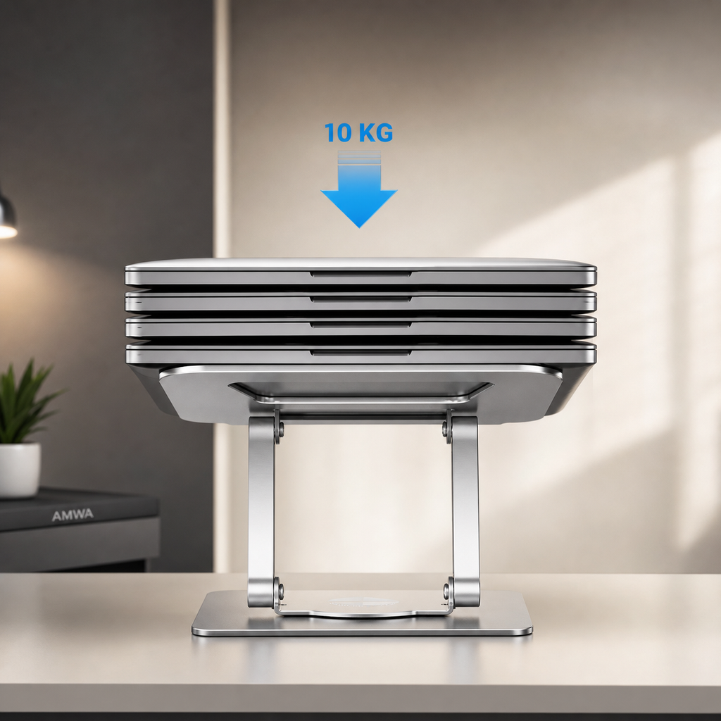 AMWA Adjustable Aluminum Laptop Stand – Executive Desk Architecture