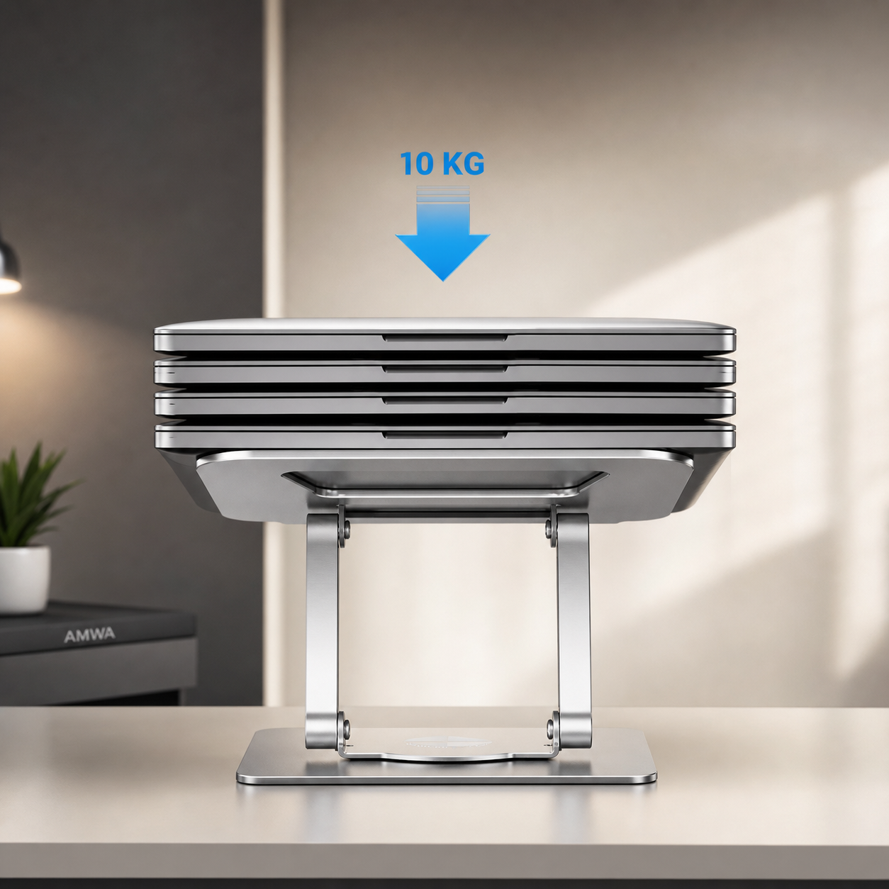 AMWA Adjustable Aluminum Laptop Stand – Executive Desk Architecture